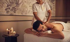 Luxurious spa center room